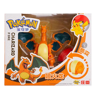 About Pokemon Anime Figure Charizard Pikachu Gyarados Pocket Monster Figure Pokeball Action Deformation Toy Model Children Gift