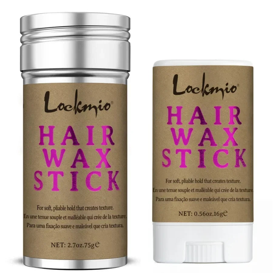 LOCKMIO Women Hair Wax Stick for Wigs Anti-frizz Flyaways Control Styling Wax Long-lasting Smooth Broken Back Hair Pomade Cream