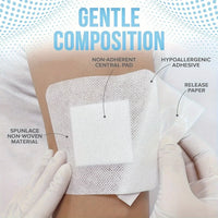 50-Pack Non-Woven Adhesive Dressing Pads – 6×7cm