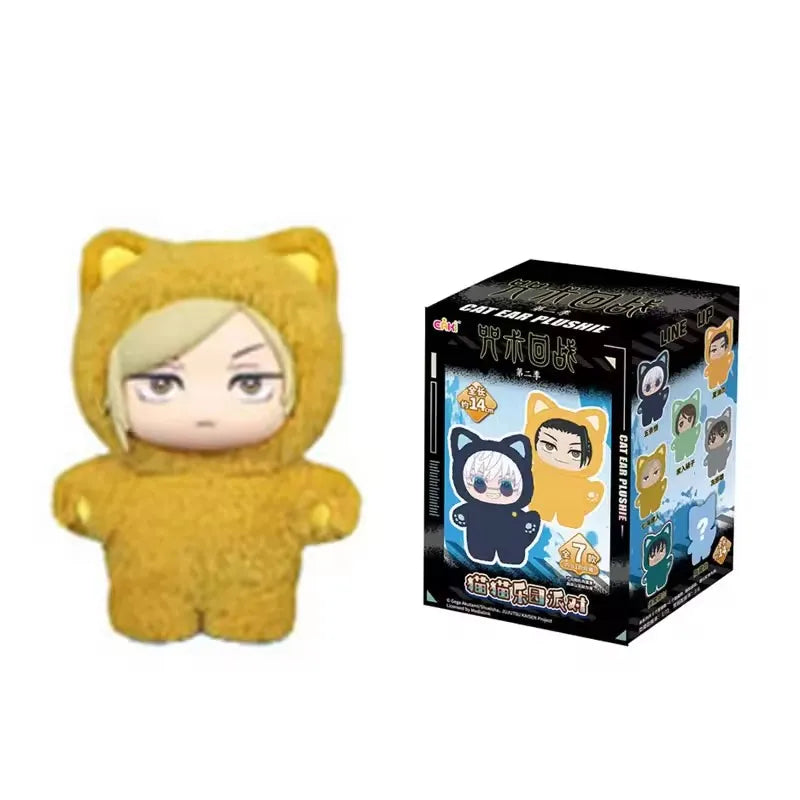 2026New EAKI Jujutsu Kaisen Season 2 Cat Park Party Gojo Satoru Blind Box Doll Pendant Bag Model Series Toys