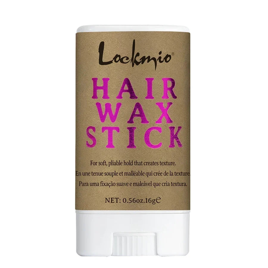 LOCKMIO Women Hair Wax Stick for Wigs Anti-frizz Flyaways Control Styling Wax Long-lasting Smooth Broken Back Hair Pomade Cream