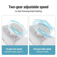2-in-1 Automatic Electric Nail Clipper & Grinder