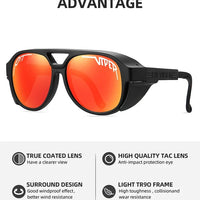 PIT VIPER Men Cycling Glasses MTB Bicycle Eyewear UV400 Road Bike Goggles Windproof Sport Women Sunglasses
