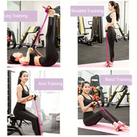 6-Tube Resistance Band Set for Full-Body Home Workouts