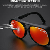 PIT VIPER Men Cycling Glasses MTB Bicycle Eyewear UV400 Road Bike Goggles Windproof Sport Women Sunglasses