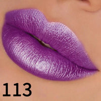 Glitter Lipstick – Sparkling Metallic Lip Color in 19 Shades