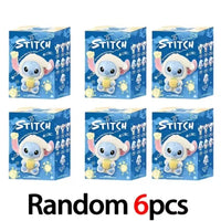 HOT Stitch Eat Something Before Sleep Series Blind Box Plush Vinyl Toys Cute Doll Labu V3 Mystery Box Bag Pendant Decor Gift