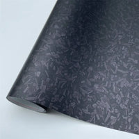 Black Forged Carbon Fiber Vinyl Wrap Cosmic Hex Carbon Car Wrapping Film For Interior & Exterior Vehicle Motorcycle