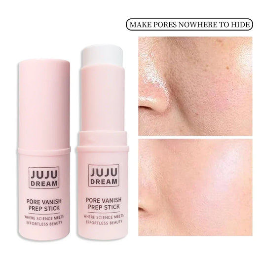 Face Primer Stick,Invisible Pore Base Stick Makeup Concealer Isolation Makeup Front Pore Base Modifying Skin Color Primer Makeup