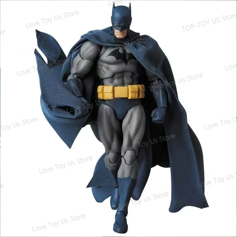 HOT in Stock CT Toys Batman Hush Blue Version Mafex 105 Black Version Dc Bat Man Anime Action Figure Figurine Model Statue Gift