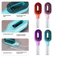 Refillable Hair Smoothing Spray Comb For Frizz Control