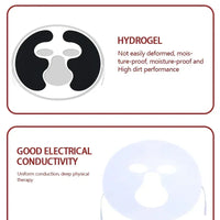 Self-Adhesive Facial TENS/EMS Electrode Gel Pads