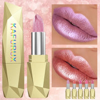 Glitter Lipstick – Sparkling Metallic Lip Color in 19 Shades