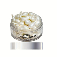 Ginseng Essence Capsules, Moisturizing and Firming Essence Serum, Contains Squalane, Niacinamide, Vitamin E, Retinol, Deep Hydration (0.34Gx30 Capsules)/Bottle-1 Bottle