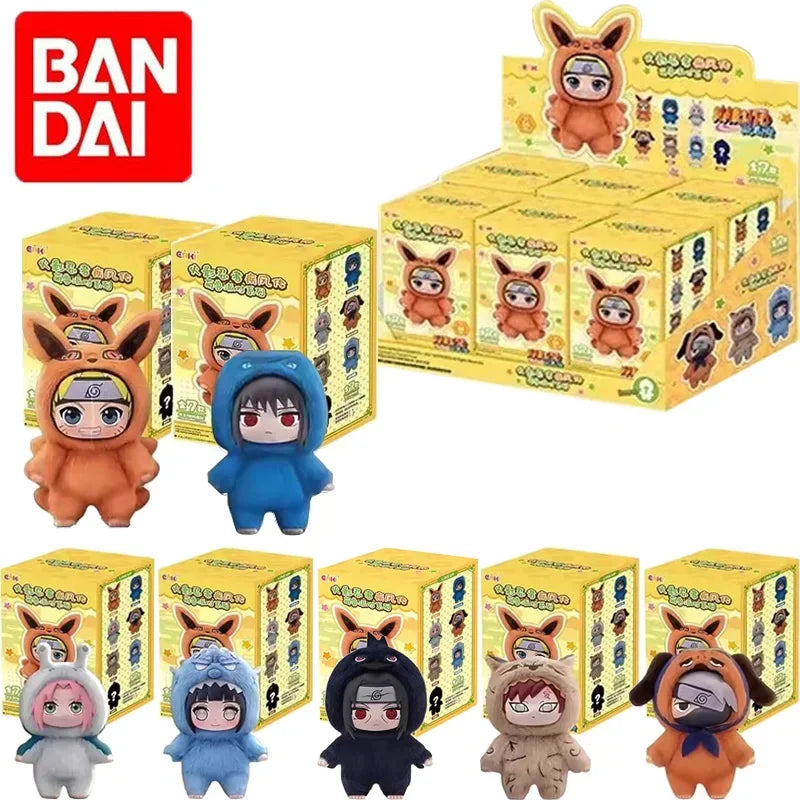 @@ TOPTOY Cartoon backpack pendant, anime peripheral gift box, Naruto Blind box gift, Naruto Shipship Party series