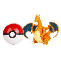 About Pokemon Anime Figure Charizard Pikachu Gyarados Pocket Monster Figure Pokeball Action Deformation Toy Model Children Gift