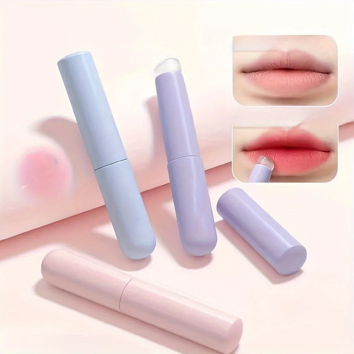 Silicone Lip Brush & Applicator with Protective Cap