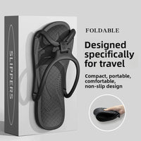 Unisex Foldable Non-Slip EVA Travel Slippers