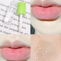 6 Pieces Glass Mirror Lip Gloss Set Hydrating Lightweight Lip Balm Glossy Shimmer Sheer Tint Peach Cherry Pink