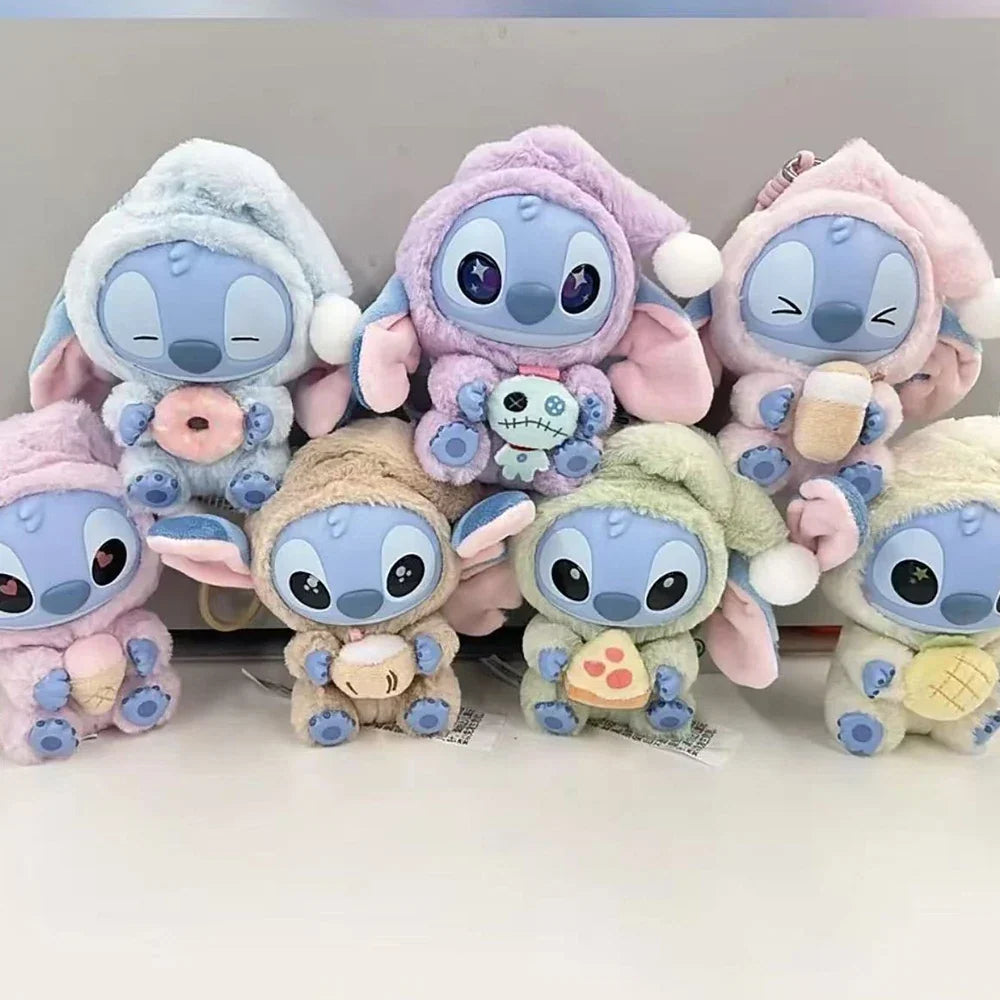 New Stitch Blind Box Bag Eat Some Thing Before Sleep Series Vinyl Pendant Cute Doll Mystery Box Fluffy Doll Surprise Gift Sale