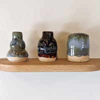 Thin Oak Floating Shelf with Rounded Corners