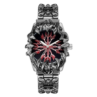 Gothic Watch for Men – Unique Stainless Steel Wristwatch | Waterproof Quartz Movement