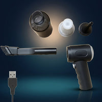 Mini Wireless Car Vacuum Cleaner 9000Pa Wet & Dry