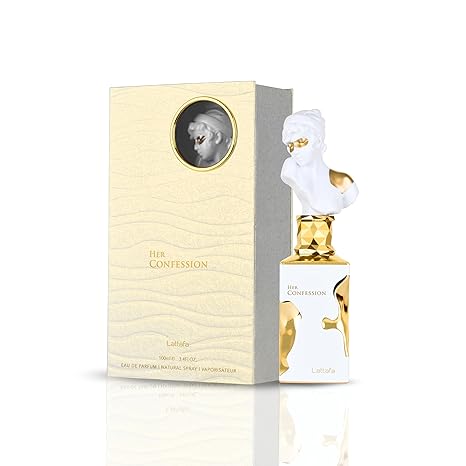 Lattafa Her Confession Eau de Parfum Spray, 3.4 oz (100ml), Women