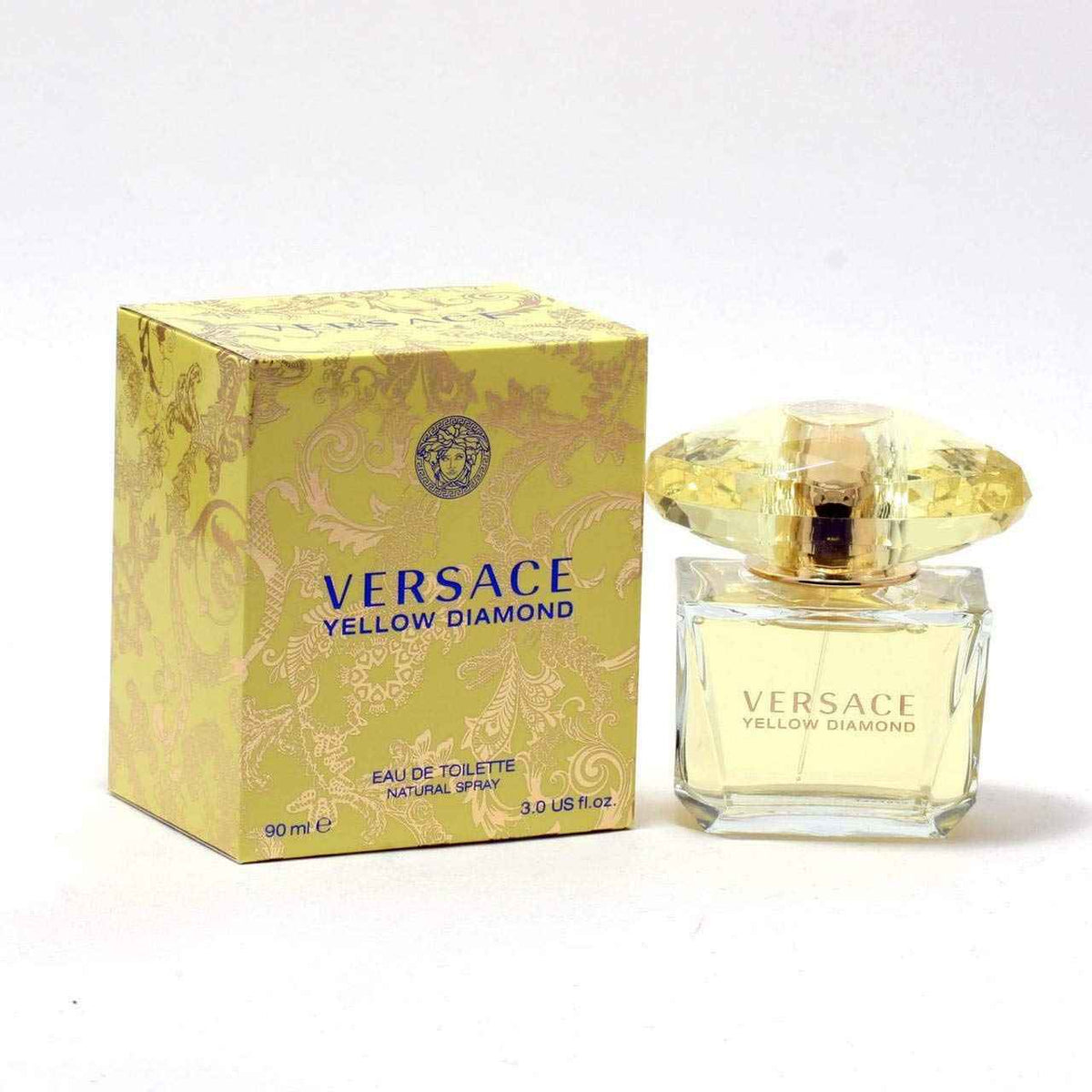 Versace Yellow Diamond Eau de Toilette Spray, 3.0 oz (90ml), Women