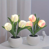 LED Tulip Flower Lamp – Aesthetic Night Light for Bedroom | Perfect Gift Idea