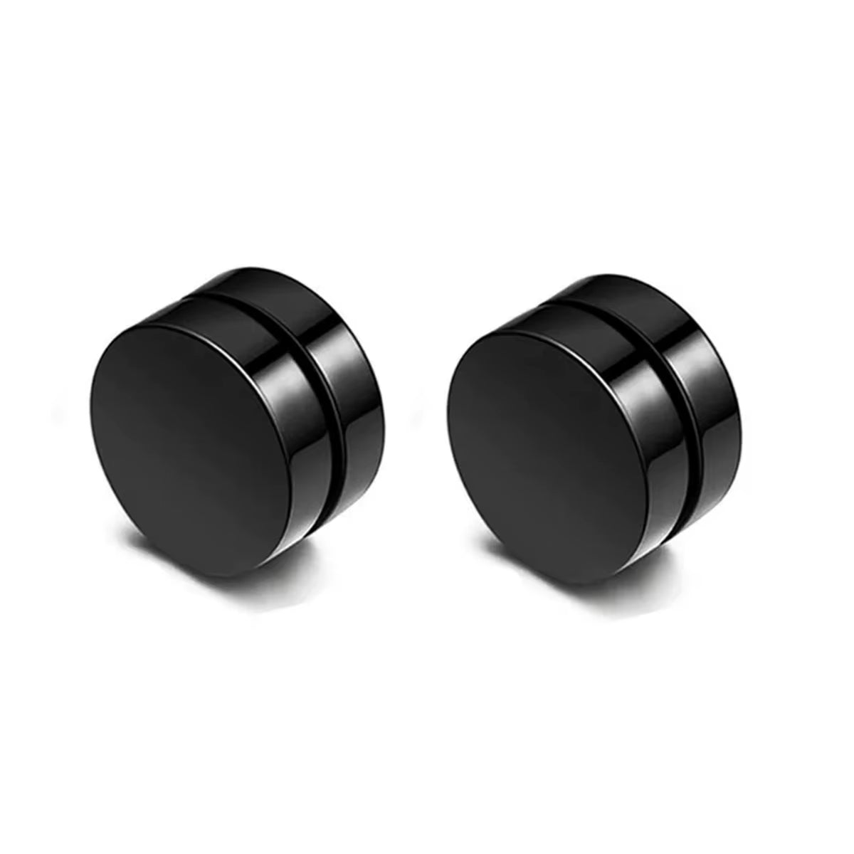 2-Piece Magnetic Clip-On Stud Earrings – Non-Piercing