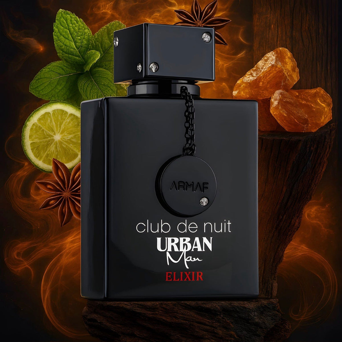Armaf Club De Nuit Urban Man Elixir for Men Eau de Parfum perfume bottle and packaging