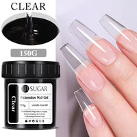 150g UV/LED Hard Nail Extension Builder Gel – Pink/White