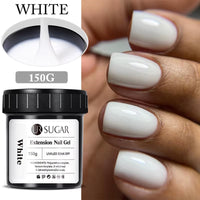 150g UV/LED Hard Nail Extension Builder Gel – Pink/White