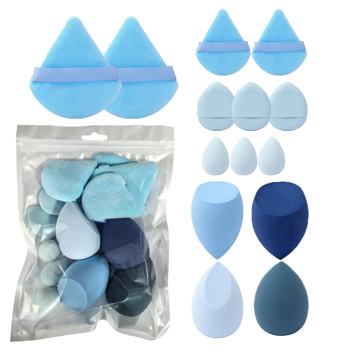 Makeup Sponge Blender Set – 4/14 Pieces
