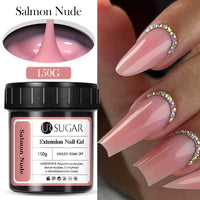 150g UV/LED Hard Nail Extension Builder Gel – Pink/White