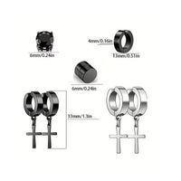 2-Piece Magnetic Clip-On Stud Earrings – Non-Piercing