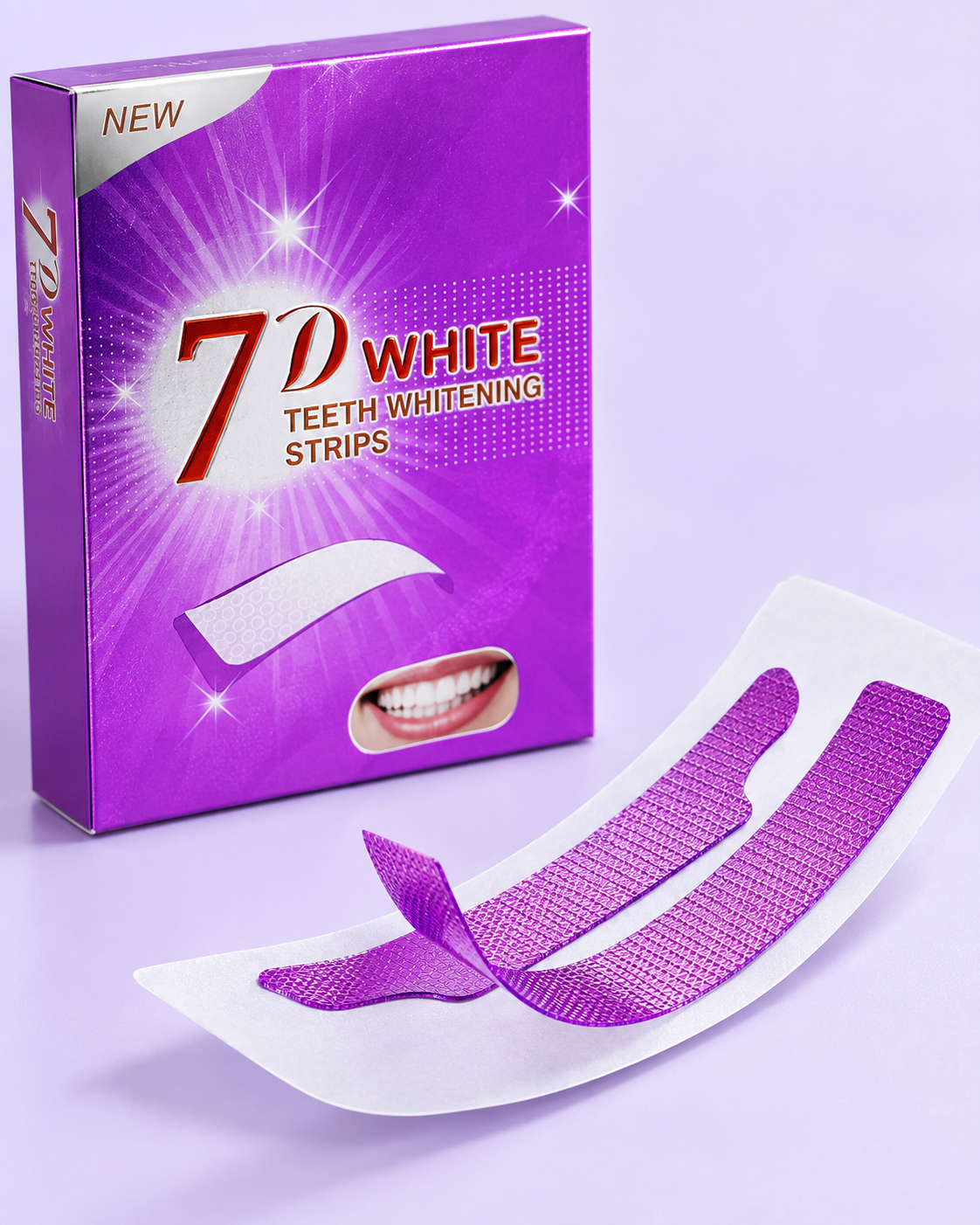 Purple Teeth Whitening Strips