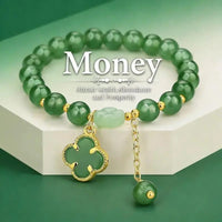 Money Magnet Clover Bracelet