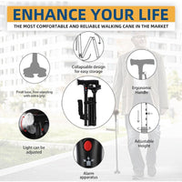 Collapsible Dual Grip Travel Cane