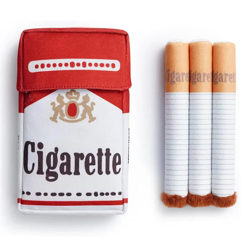 Dog Toy Funny Interactive Plush Dog Toys Creatives Cigarette Design Giggling Chewing Toys for Dog the Perfect Pet Gift for Plays