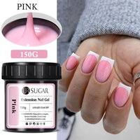 150g UV/LED Hard Nail Extension Builder Gel – Pink/White
