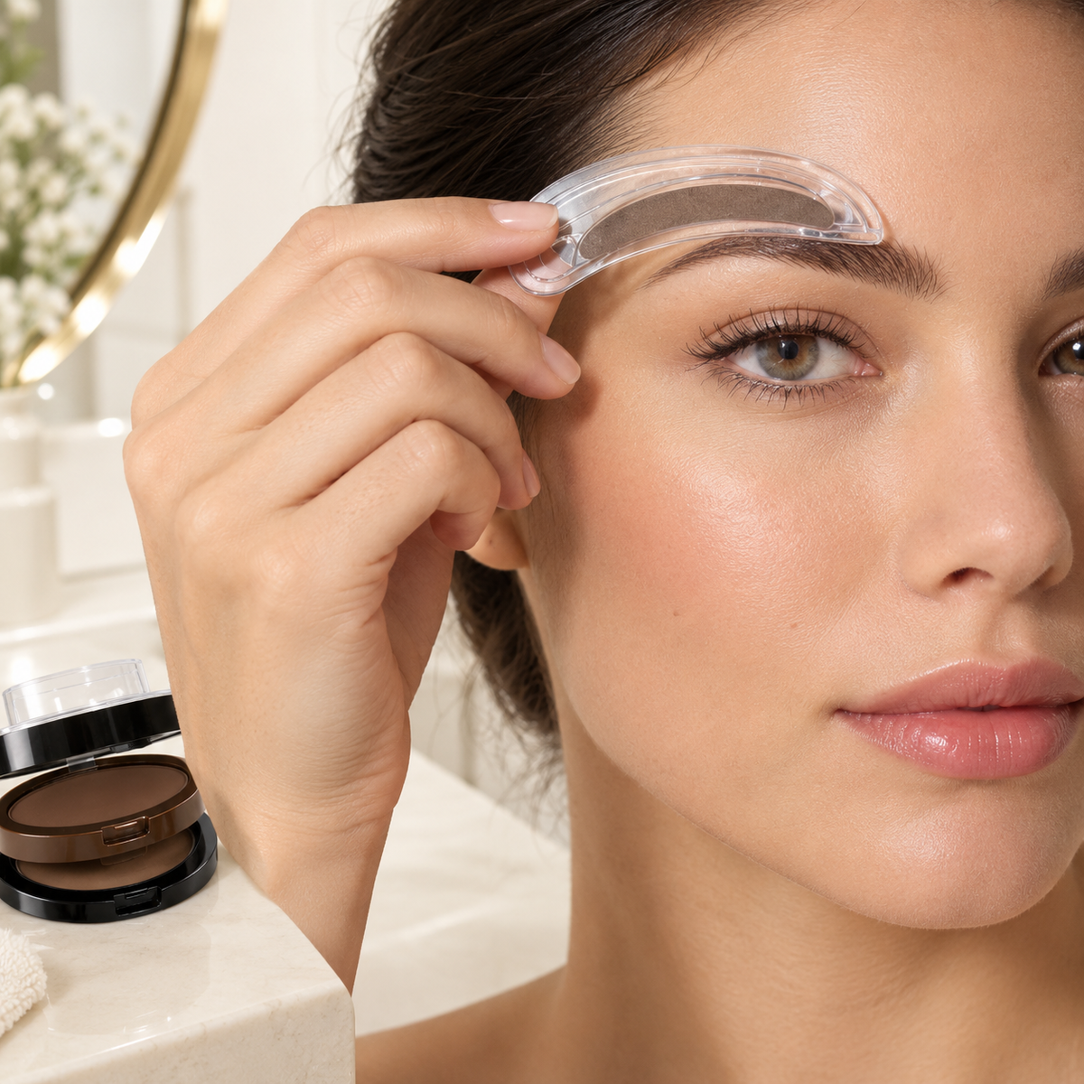 Double-Layer Brow Stamp