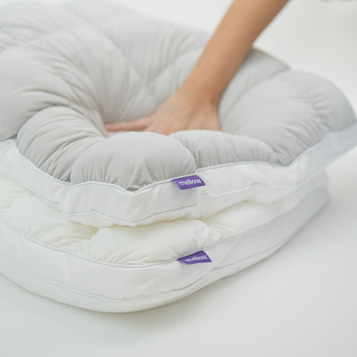 Cloud Puff Pillow – Cooling Memory Foam Bed Pillow for Sleeping, Neck & Head Support, Ultra Soft & Fluffy