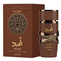 Lattafa Asad Bourbon Eau De Parfum 3.4 oz / 100ml Luxury Warm Spicy Men’s Perfume – Free USA Delivery