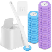 Disposable Toilet Brush Kit With Scented Refill Heads