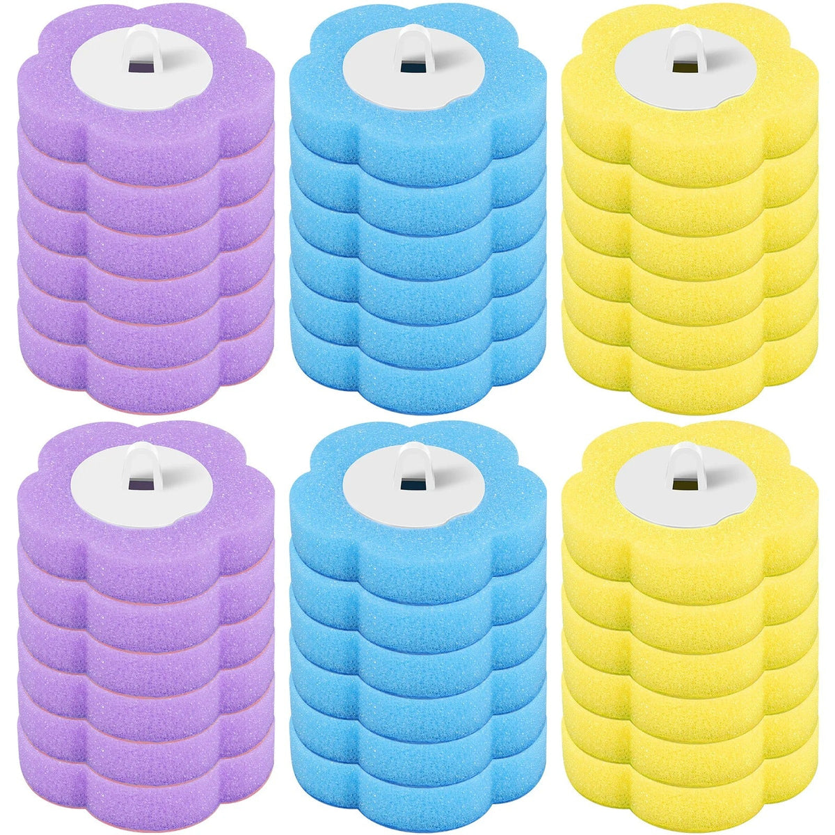 Disposable Toilet Brush Kit With Scented Refill Heads
