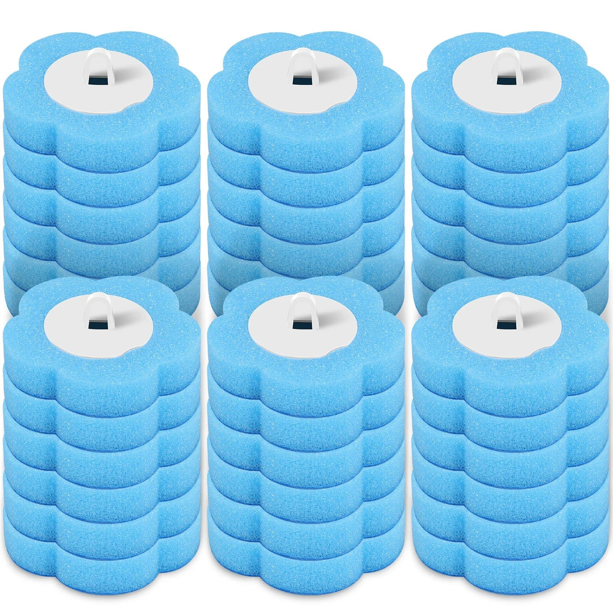 Disposable Toilet Brush Kit With Scented Refill Heads
